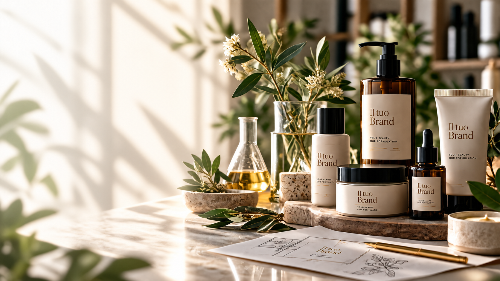 Scena beauty per il tuo brand